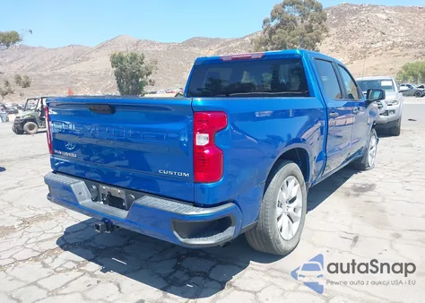 2022 Chevrolet Silverado 1500 2Wd Short Bed Custom z USA, uszkodzony, nr VIN 3GCPABEK9NG519844